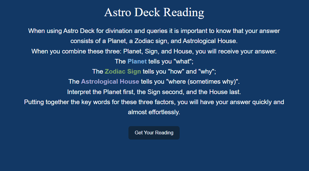 Astro Deck