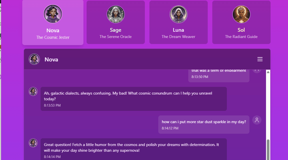 Cosmic Guides Chatbot(s)